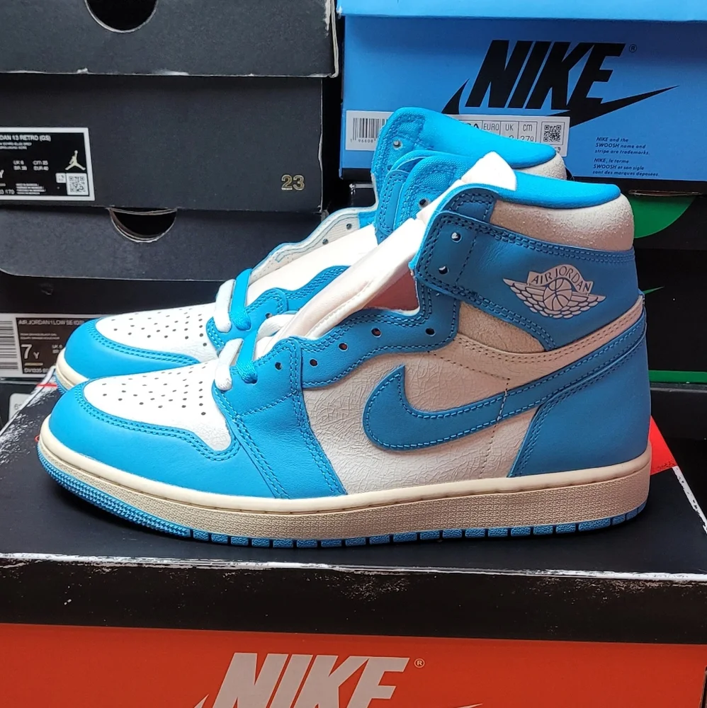 Air Nike Jordan Retro 1s Blue/white Size 9